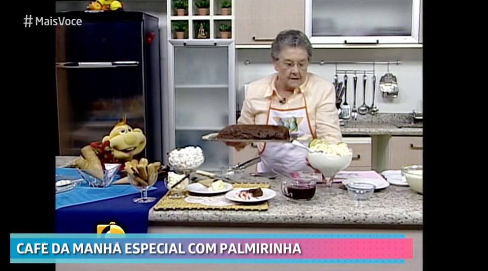 Palmirinha no 'Mais Você' — Foto: Reprodução/TV Globo