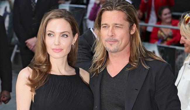 Casal Brad Pitt e Angelina Jolie (Foto: Reprodução)