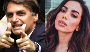 Anitta e Jair Bolsonaro (Foto: Reprodução)