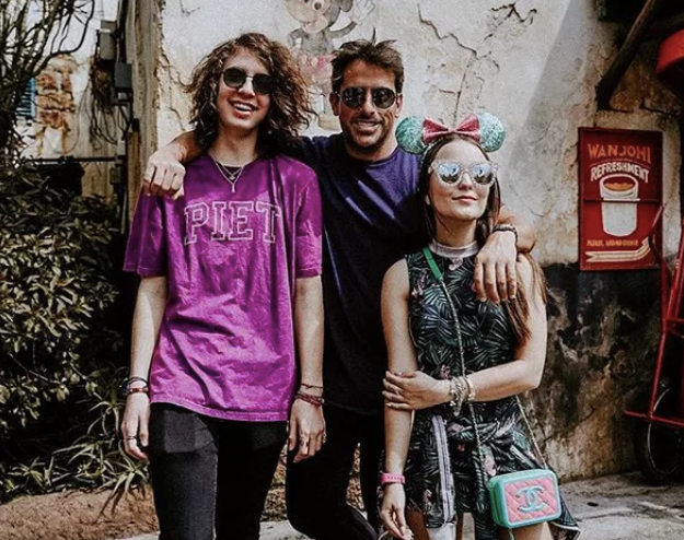 Lucas Jagger, Rodrigo Branco e Larissa Manoela (Foto: Reprodução/Instagram)