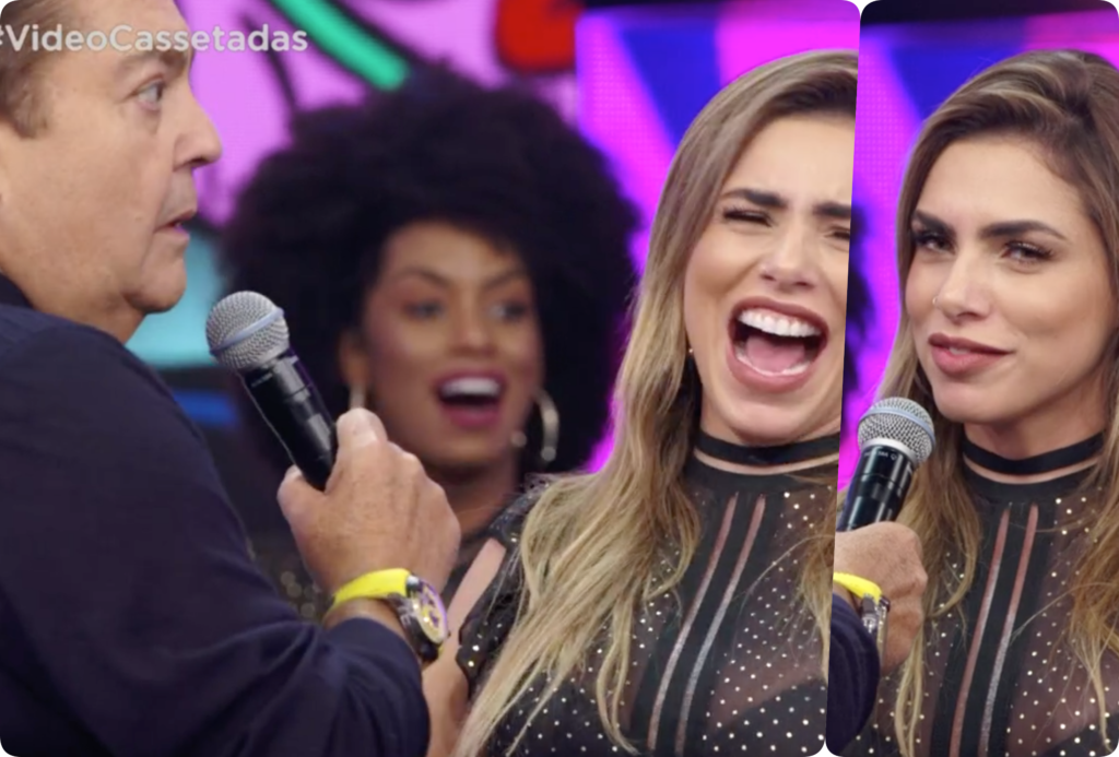 Faustão cometeu gafe ao vivo na Globo e passou vergonha (Foto reprodução)