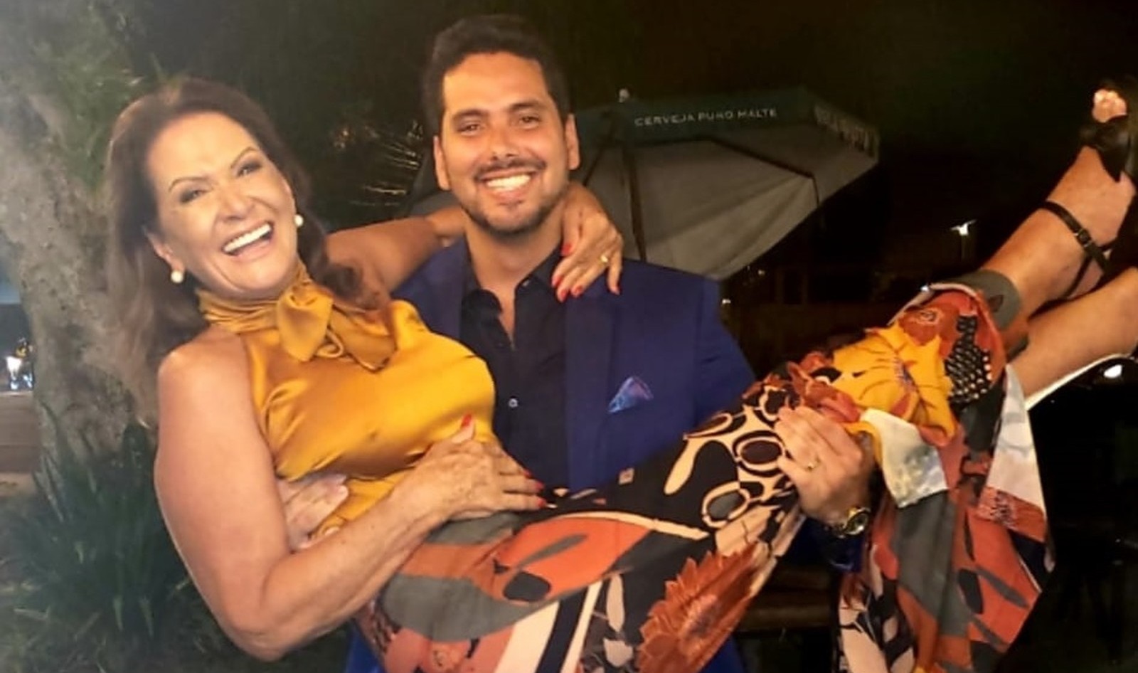 Ieda Wobeto e Marcelo Gomes (Foto: Reprodução/Instagram)