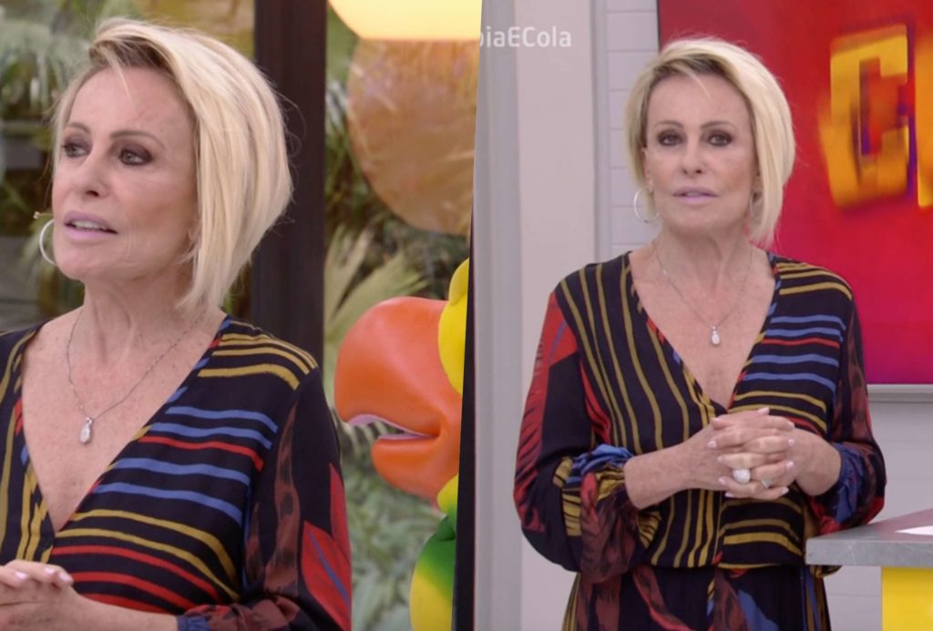 Ana Maria Braga durante o Mais Você na manhã desta terça-feira (23) na Globo