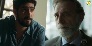 Aziz e Jamil de Órfãos da Terra (Foto: Montagem/TV Foco)