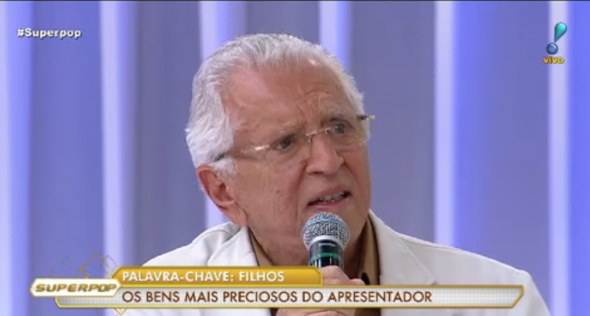 Carlos Alberto no SuperPop da RedeTV!(Foto: Reprodução)