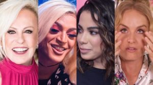 Ana Maria Braga, Pabllo Vittar, Anitta e Angélica na Globo (Foto: Reprodução)