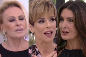 Ana Maria Braga, Ana Furtado e Fátima Bernardes na Globo (Foto: Reprodução)