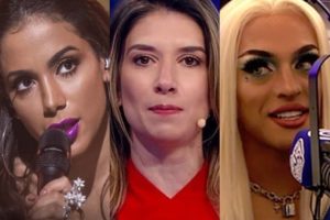 Anitta, Rebeca Abravanel e Pabllo Vittar (Foto: Reprodução)