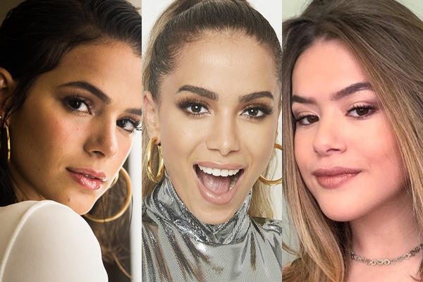 Bruna Marquezine, Anitta e Maisa (Foto: Reprodução)