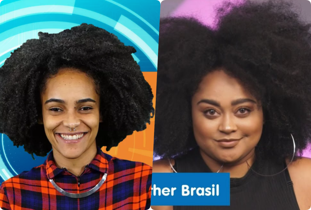 Gabi e Rizia estão no paredão do BBB19 da Globo (Foto montagem: TV Foco)