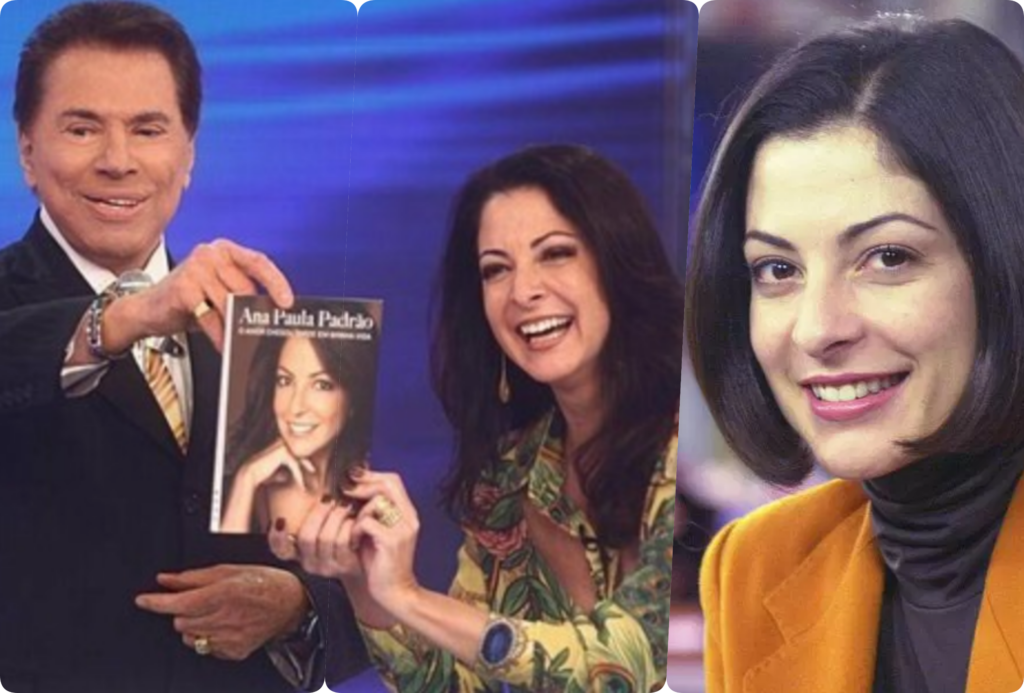 Em 2004, Silvio Santos tirava Ana Paula Padrão da Globo e levava para o SBT (Foto montagem) 