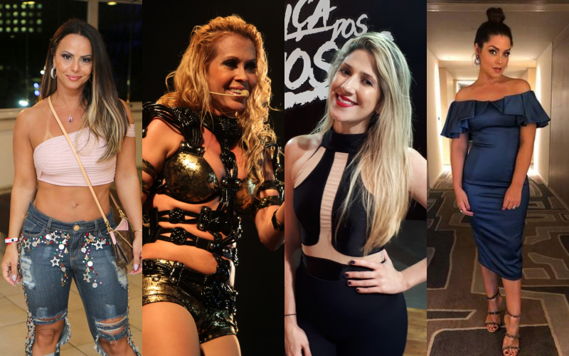 Famosos como Viviane Araújo, Thaís Fersoza, Sthefany Brito, Dani Calabresa e Joelma sofreram, mas deram a volta por cima com muita classe, e muita beleza também. Foto: Reprodução