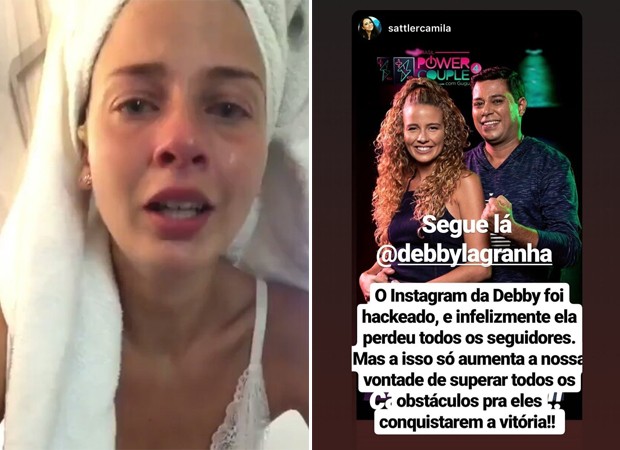 Debby Lagranha de Power Couple sofre boicote e tem instagram hackeado próximo da estréia do reality show da Record Foto: Reprodução 