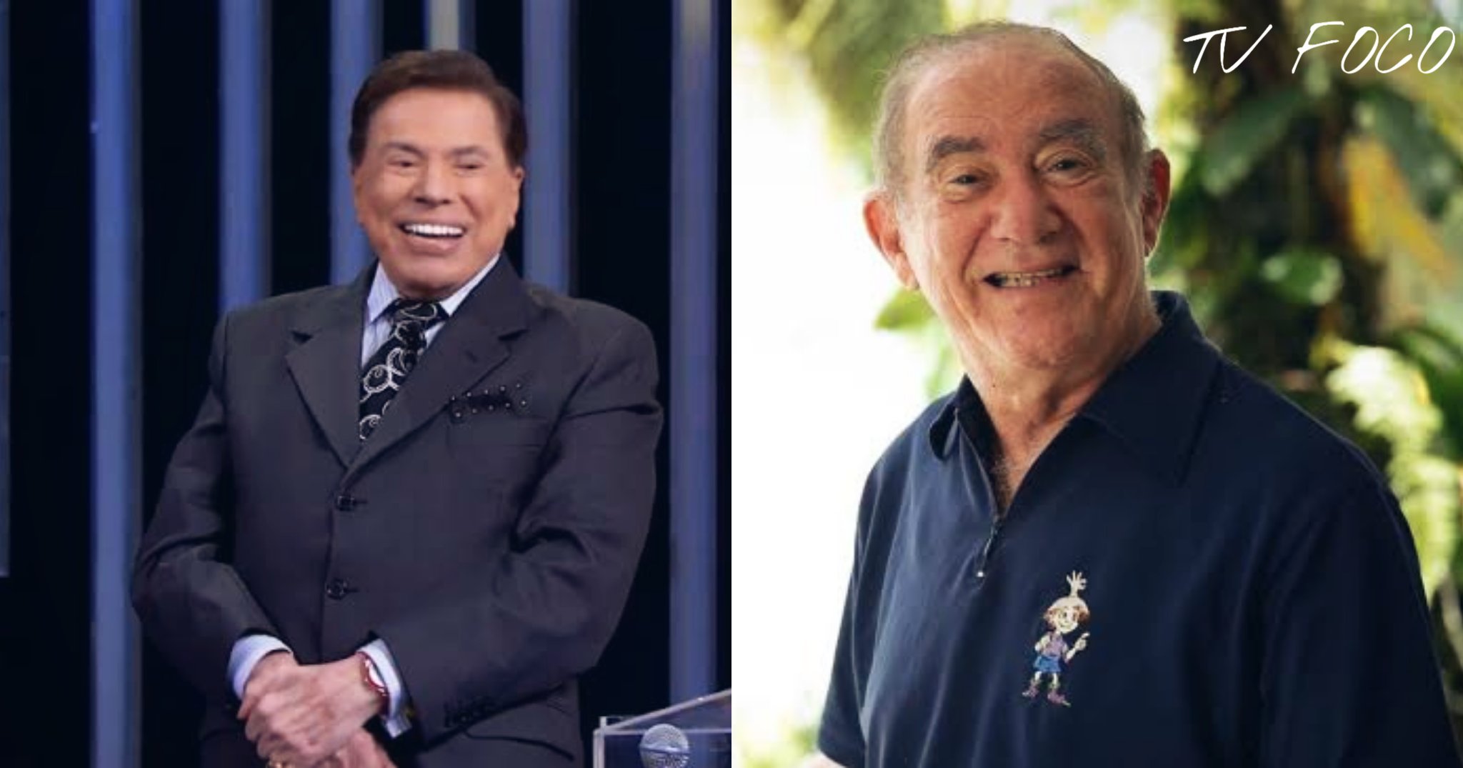 Didi da Globo e Silvio Santos do SBT