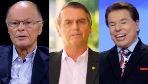 Edir Macedo, Jair Bolsonaro e Silvio Santos
(Foto: Reprodução/Montagem TV Foco)