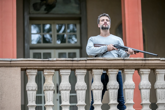 Gabriel (Bruno Gagliasso) em cena de O Sétimo Guardião (Foto: Globo/Raquel Cunha)