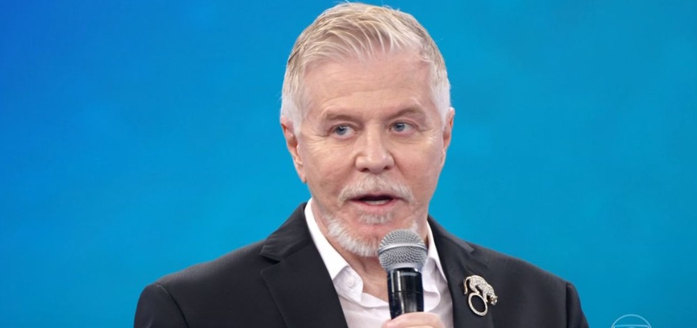 Miguel Falabella esteve no Arquivo Confidencial do Domingão do Faustão (Foto: TV Globo)