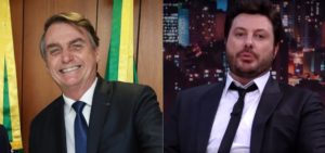 Jair Bolsonaro e Danilo Gentili (Foto: Divulgação)