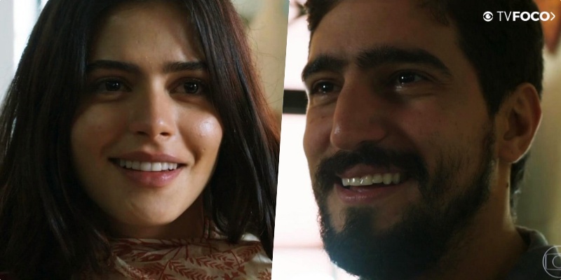 Laila (Julia Dalavia) e Jamil (Renato Góes) são protagonista de Órfãos da Terra