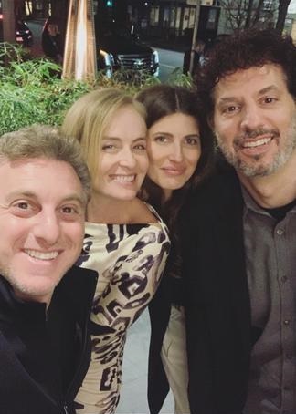 Luciano Huck, Angélica, Michelle Alves e Guy Oseary (Foto: Reprodução/ Instagram)