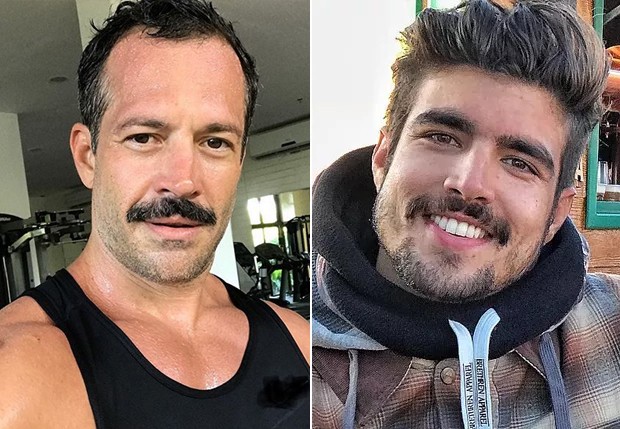 Malvino Salvador e Caio Castro viveram um casal gay em A Dona do Pedaço (Foto: Reprodução/ Instagram)