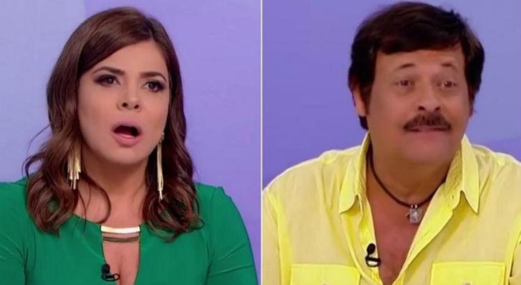 Mara Maravilha e Carlinhos Aguiar tem atritos no SBT e na frente das câmeras no Jogo dos Pontinhos do Programa Silvio Santos