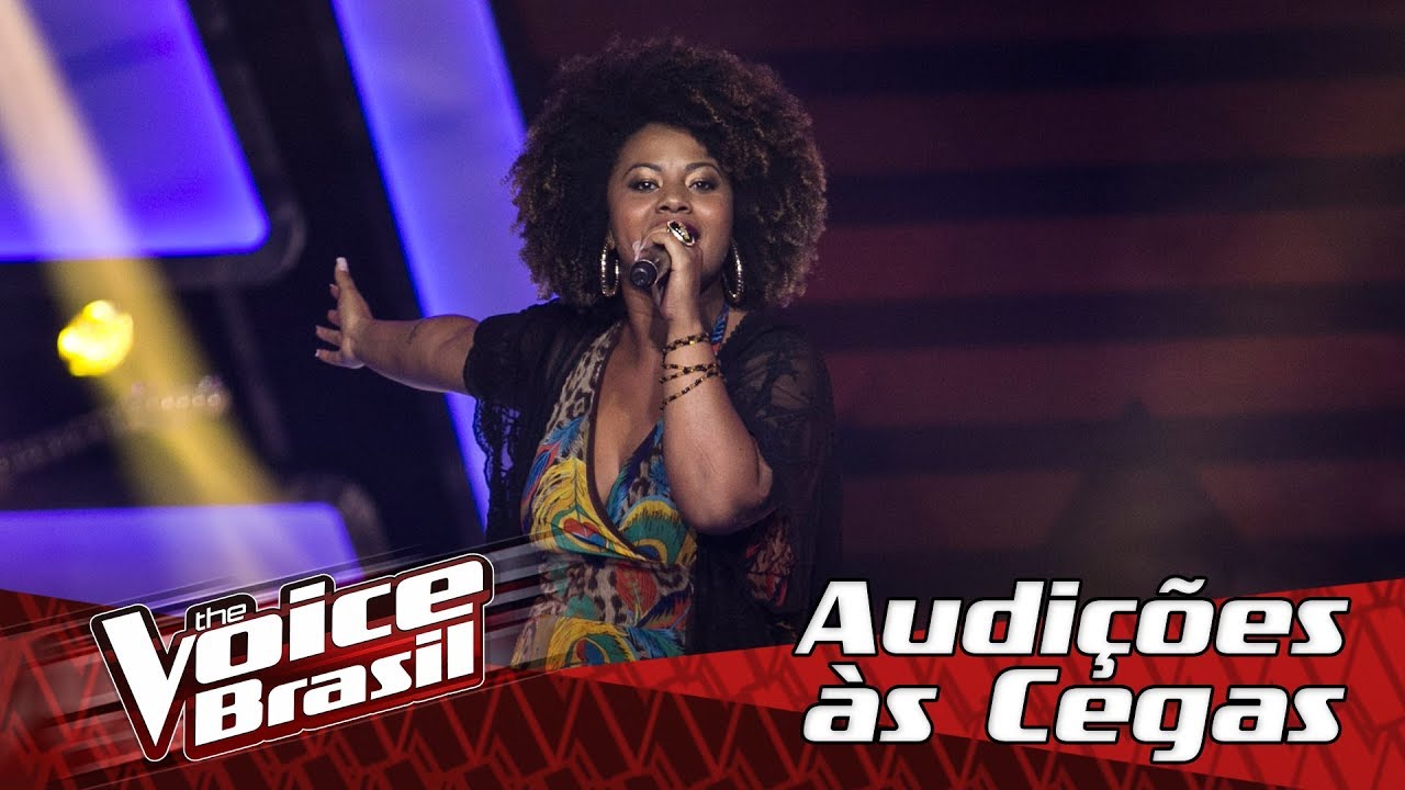 Cantora no The Voice, da Globo (Foto: Reprodução)