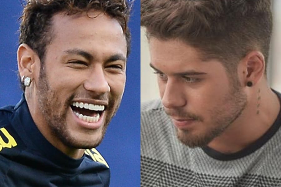 Neymar deixou Zé Felipe com a cara no chão (Foto: Reprodução)