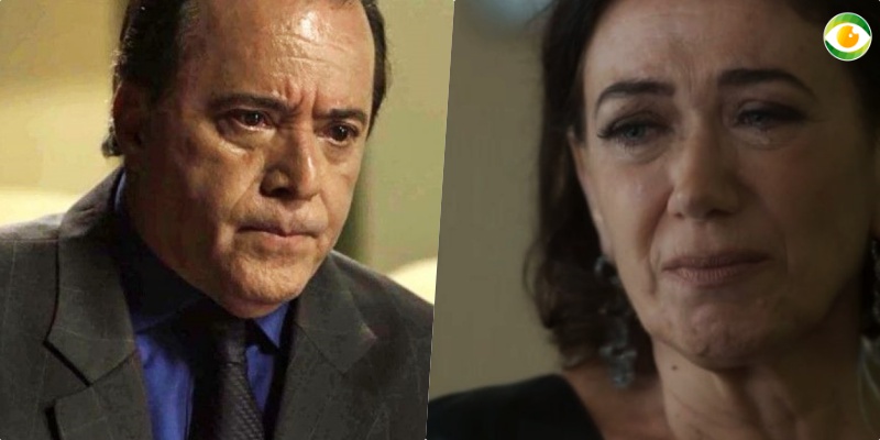 Olavo (Tony Ramos) fará Valentina (Lilia Cabral) comer o pão que o Diabo amassou em O Sétimo Guardião