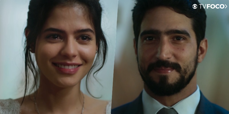 Casamento dos mocinhos de Órfãos da Terra Laila (Julia Dalavia) E Jamil (Renato Góes) foi emocionante