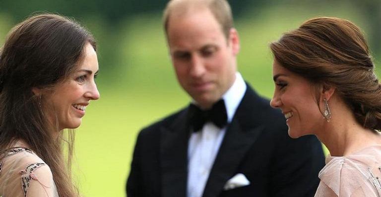 Príncipe William entre Rose Hanbury e Kate Middleton (Foto: Reprodução/ Instagram)