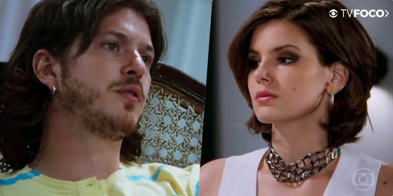 Quinzinho (Caio Paduan) se revoltará com Vanessa (Camila Queiroz) em Verão 90