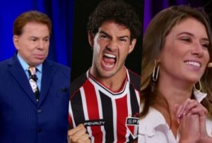 Silvio Santos convocou Alexandre Pato e Rebeca Abravanel (Foto reprodução: TV Foco)