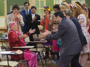 O verdadeiro Seu Peru (Orlando Drummond) na nova temporada do humorístico Escolinha do  Professor Raimundo. (Foto: Globo/ Estevam Avellar)