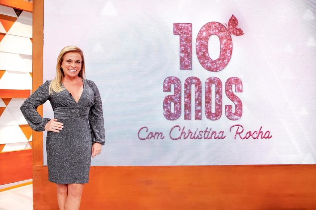 A apresentadora Christina Rocha completa 10 à frente do Casos de Família. (Foto: Gabriel Cardoso)