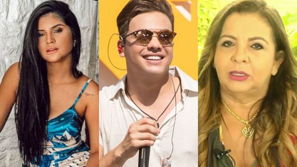 Mileide Mihaile, Wesley Safadão e Dona Bill (Foto: Montagem/TV Foco)