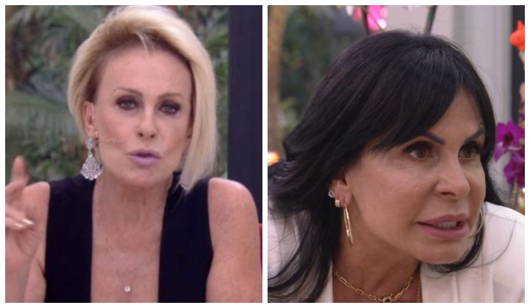 Gretchen e Ana Maria Braga no Mais Você (Foto: Reprodução)