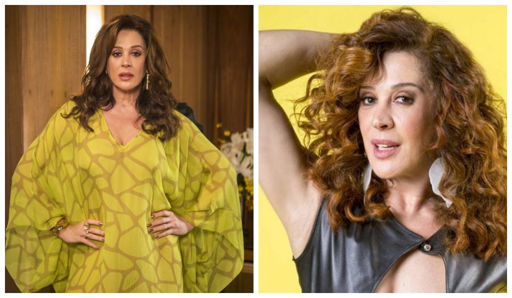 Claudia Raia agora e antes como a Lidiane de Verão 90 (Foto: Reprodução)