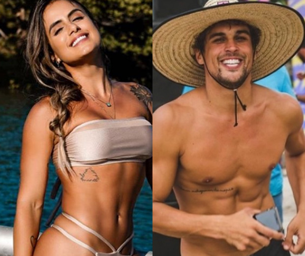 A ex-BBB, Carol Peixinho e o ator Felipe Roque (Imagem/ Instagram)