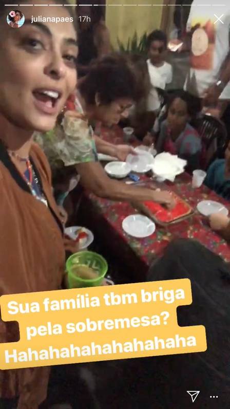 Juliana Paes exibe briga da família (Foto: Instagram)