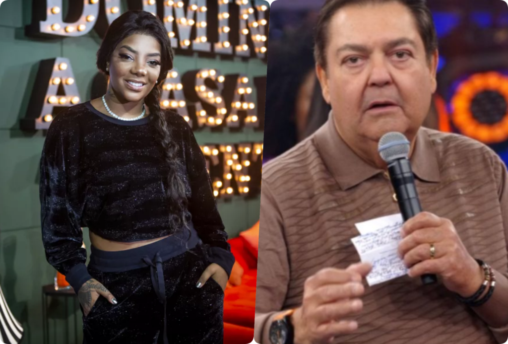 Faustão falou sobre caso de Ludmilla ao vivo no Domingão na Globo