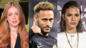 Marina Ruy Barbosa,Neymar e Bruna Marquezine (Foto: Montagem/TV Foco)