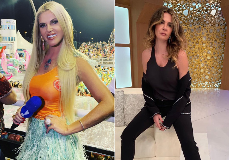 Luciana Gimenez afirmou que pretende dar um "hello" para Luciana Gimenez, quando a encontrá-la nos bastidores da RedeTV! (Reprodução)