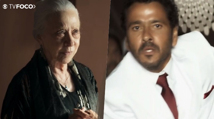 Dulce (Fernanda Montenegro) confessa que tentou matar Amadeu (Marcos Palmeira) em A Dona do Pedaço da Globo