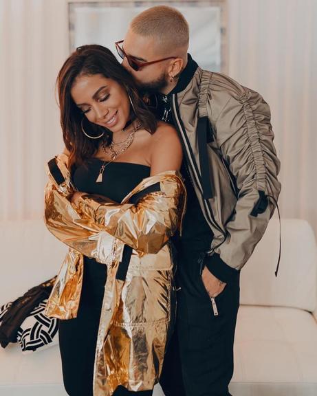 Maluma e Anitta (Foto: Reprodução)