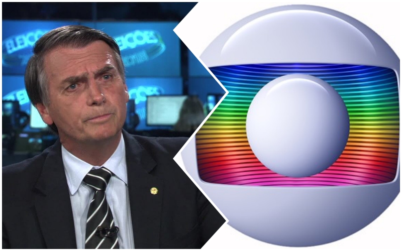 Bolsonaro provoca briga da Globo contra SBT e Record e emissora carioca contra-ataca Foto: Reprodução