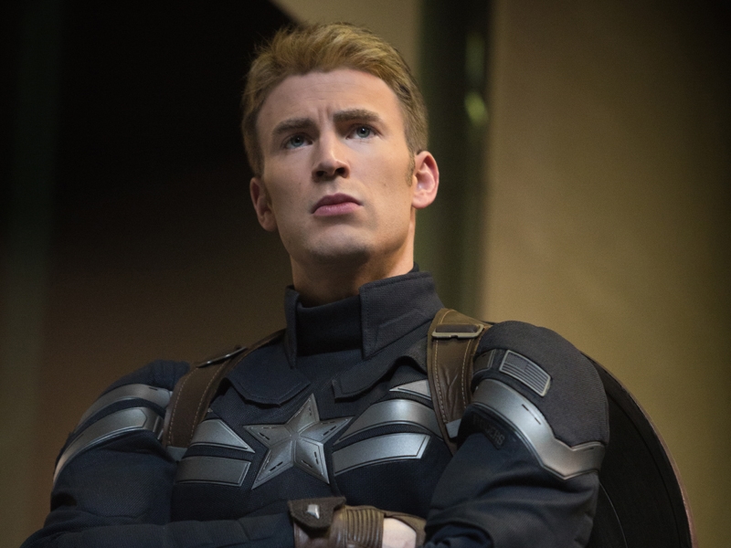 Chris Evans em Capitão América (Foto: Reprodução) 