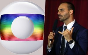 Eduardo Bolsonaro faz grave acusação contra a Globo (Reprodução)