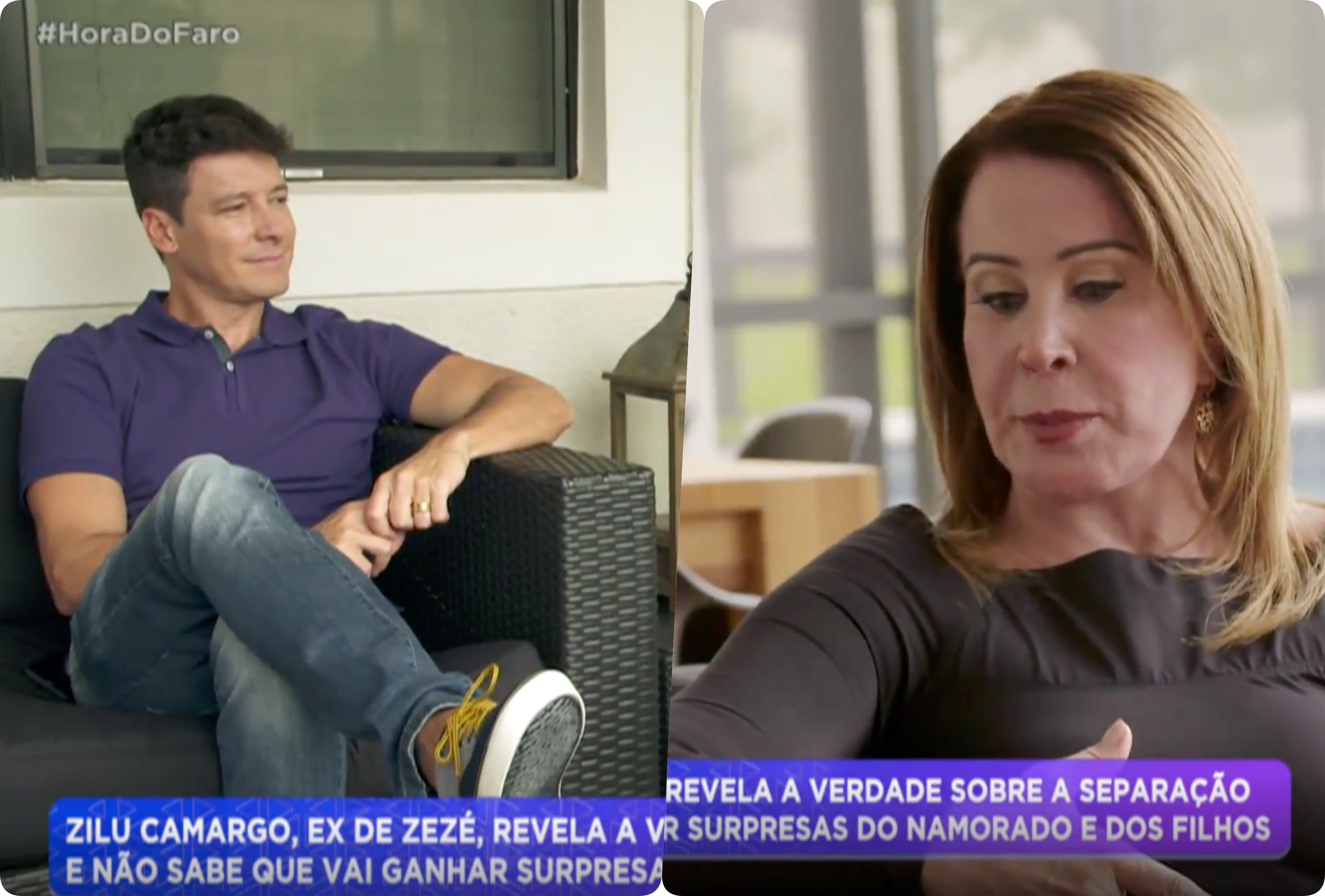 Zilu concedeu uma entrevista bombástica para Rodrigo Faro na Record