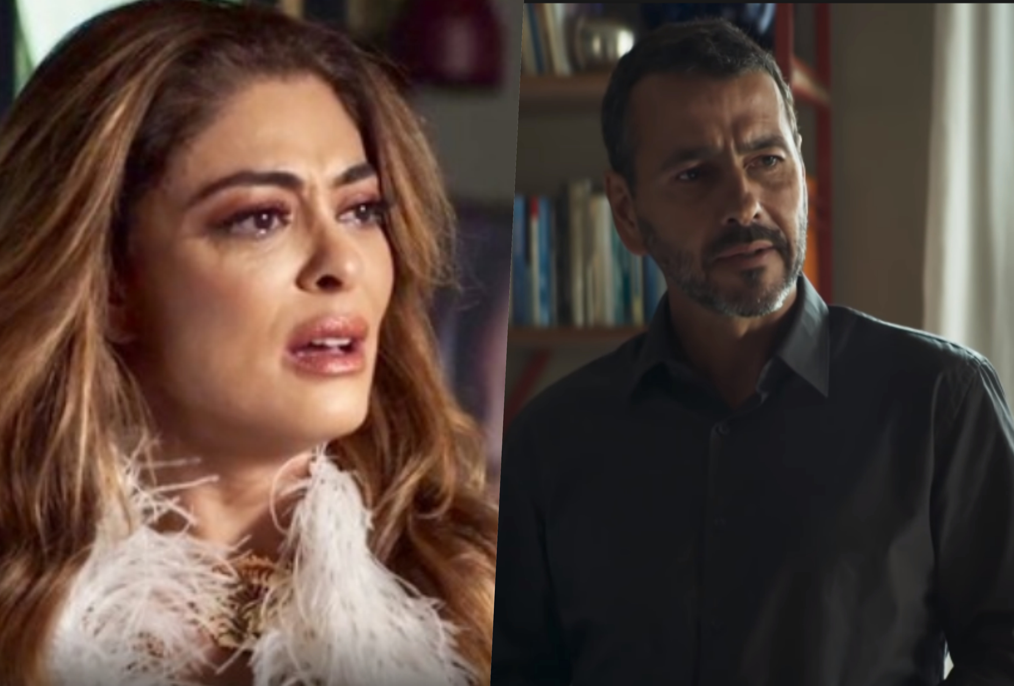 Maria da Paz (Juliana Paes) e Amadeu (Marcos Palmeira) serão manipulados por Josiane em A Dona do Pedaço (Foto: Reprodução/Globo)